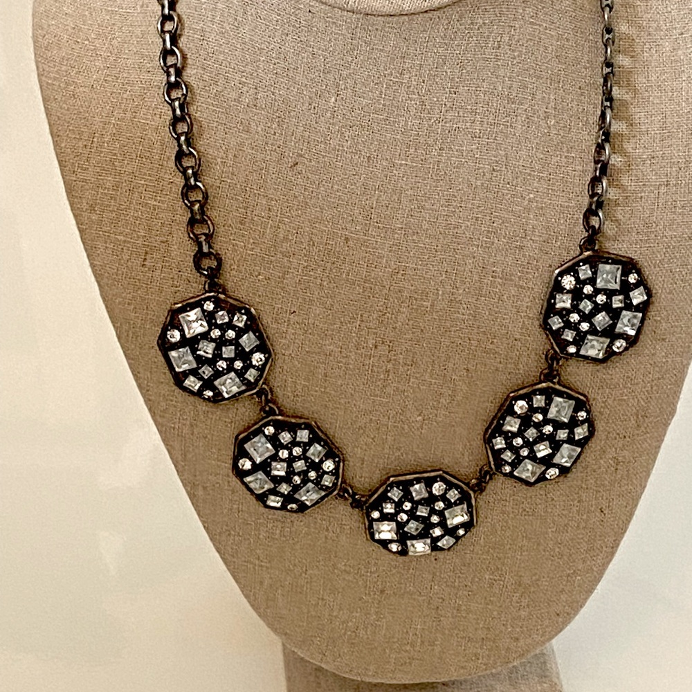 J Crew 20” Crystal Statement Necklace